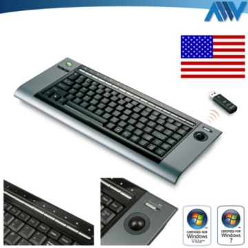 BTC Multimedia Laser-Trackball Tastatur