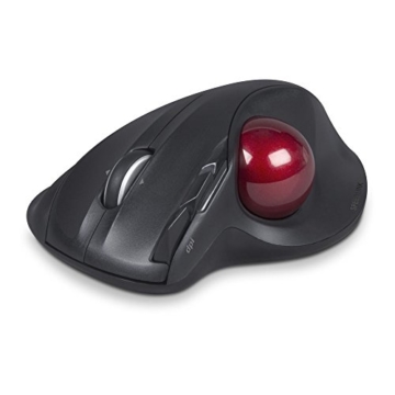 SPEEDLINK Aptico kabellose Trackball Maus (Daumensteuerung, 5-Tasten, 1600 dpi) schwarz - 1
