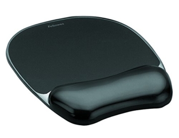 Fellowes Crystals Gel Handgelenkauflage mit Mauspad schwarz